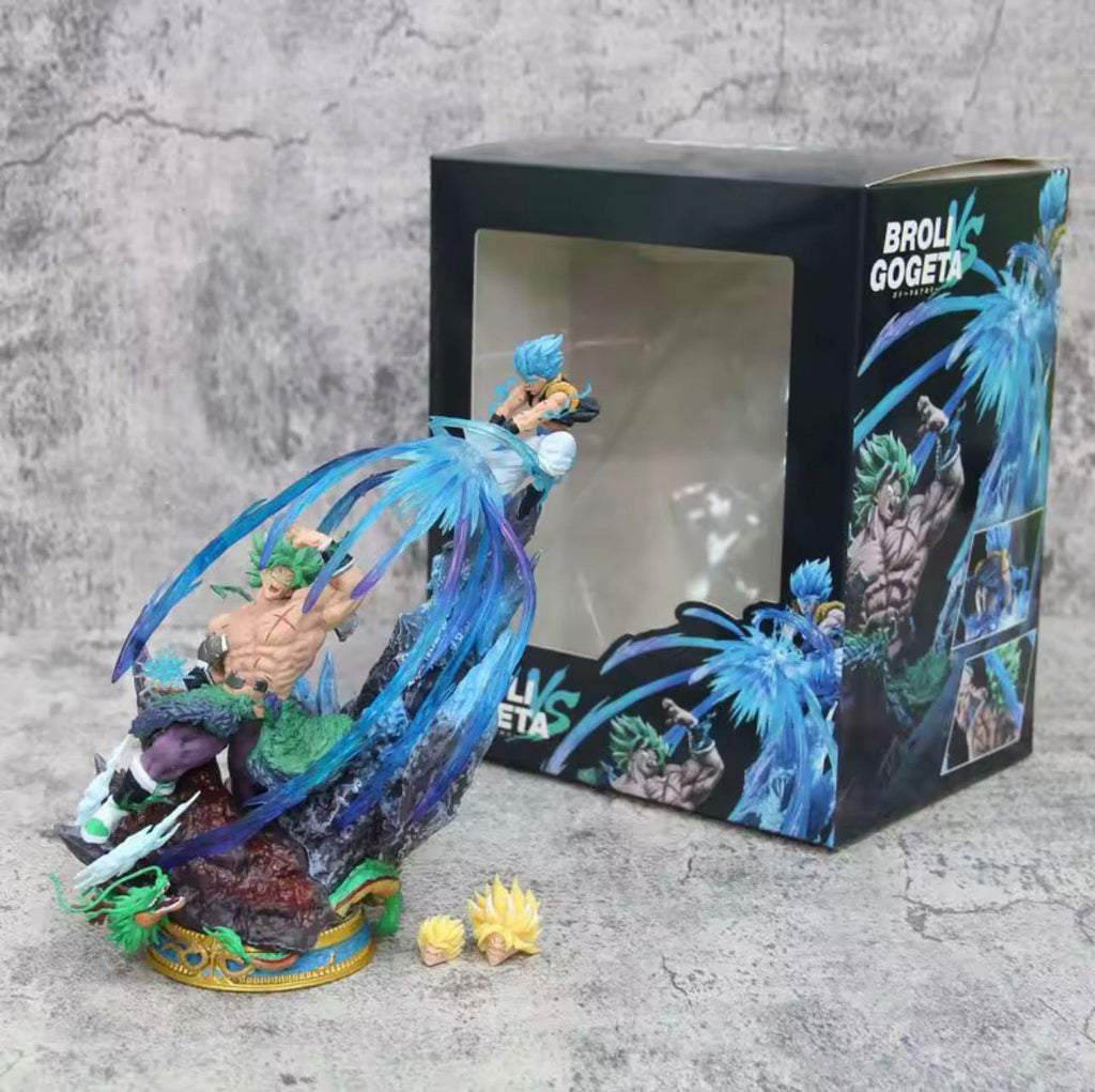 Estatua de Broly vs Gogeta