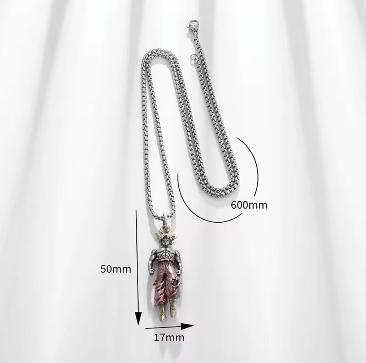 Collar de Goku Black de Dragon Ball Super — detalle del colgante (vista 2), Mundo-Z