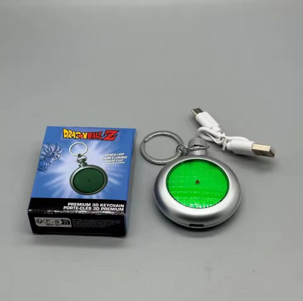 Llavero Radar del Dragón de Dragon Ball — buscador de bolas de dragón (vista frontal), Mundo-Z