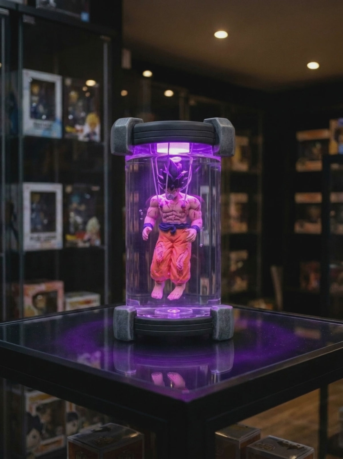 Cápsula de Recuperación Saiyan — Figura Dragon Ball Z
